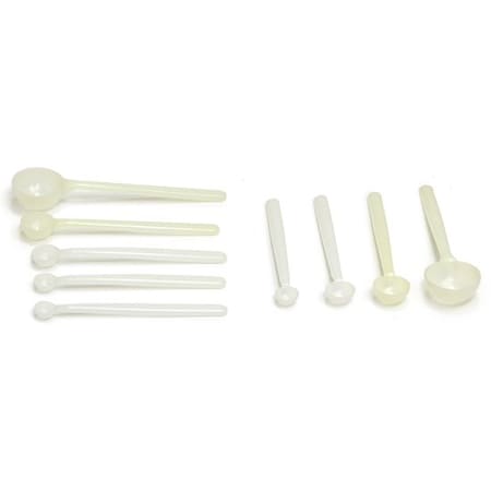 Cole-Parmer Essentials Disposable Volumetric Spoons, Sterile, HDPE, 5 mL, 100PK 0626402